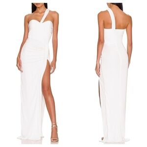 Katie May | Revolve "Carter" Gown in Ivory